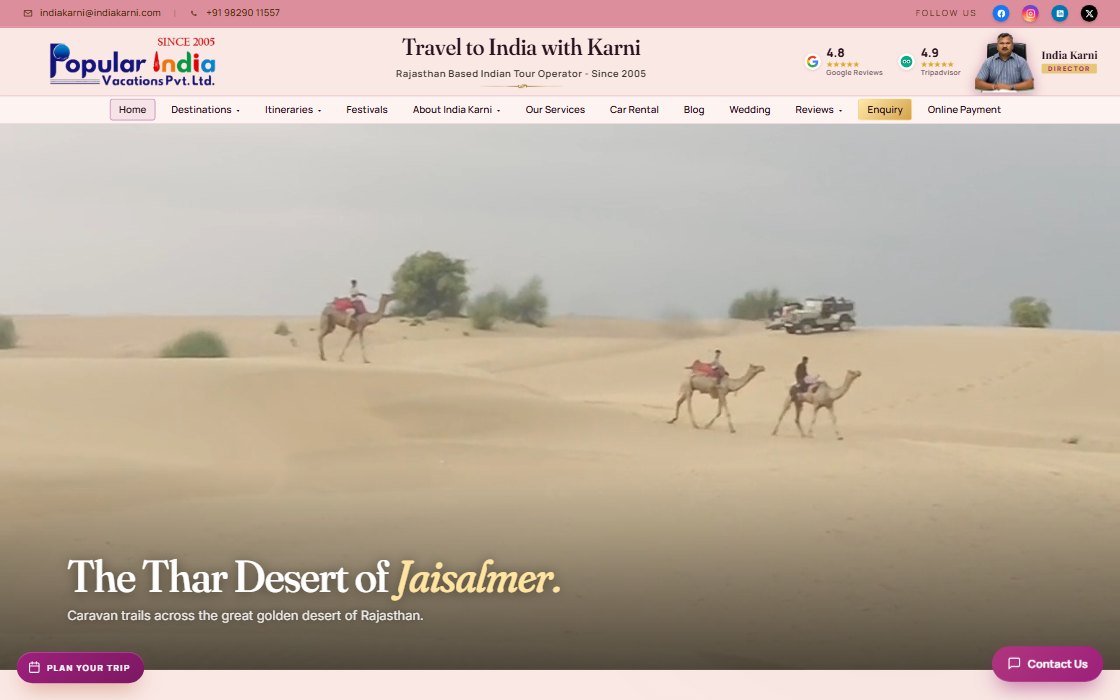India Karni website
