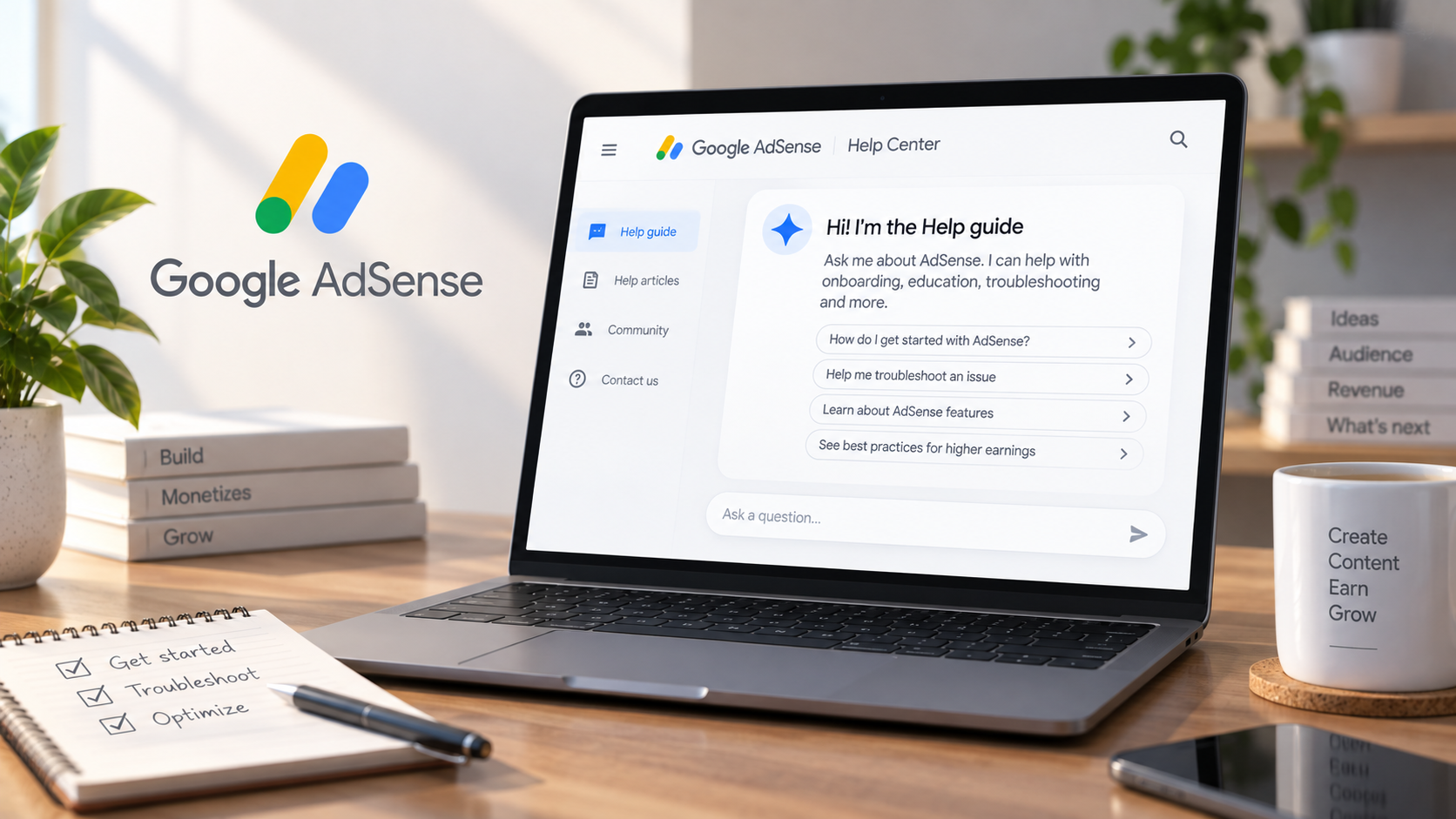 Google rolls out AI-powered AdSense Help guide to all English Help Center traffic