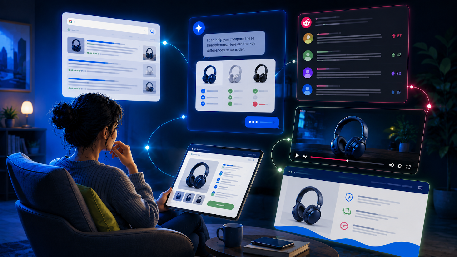How customers build confidence across the search journey
