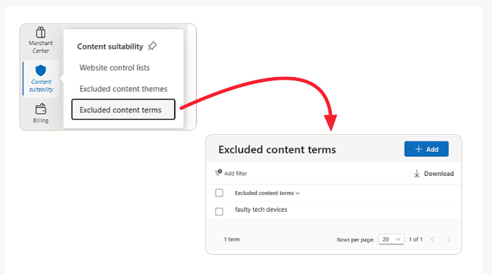 Microsoft Advertising adds excluded content terms for Audience Ads