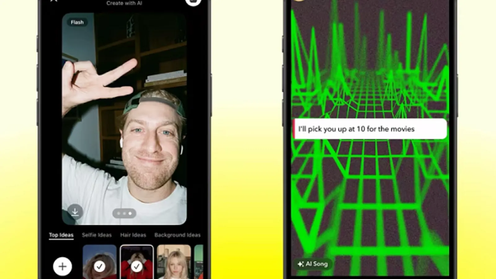 Snapchat adds new AI features including chat-to-song