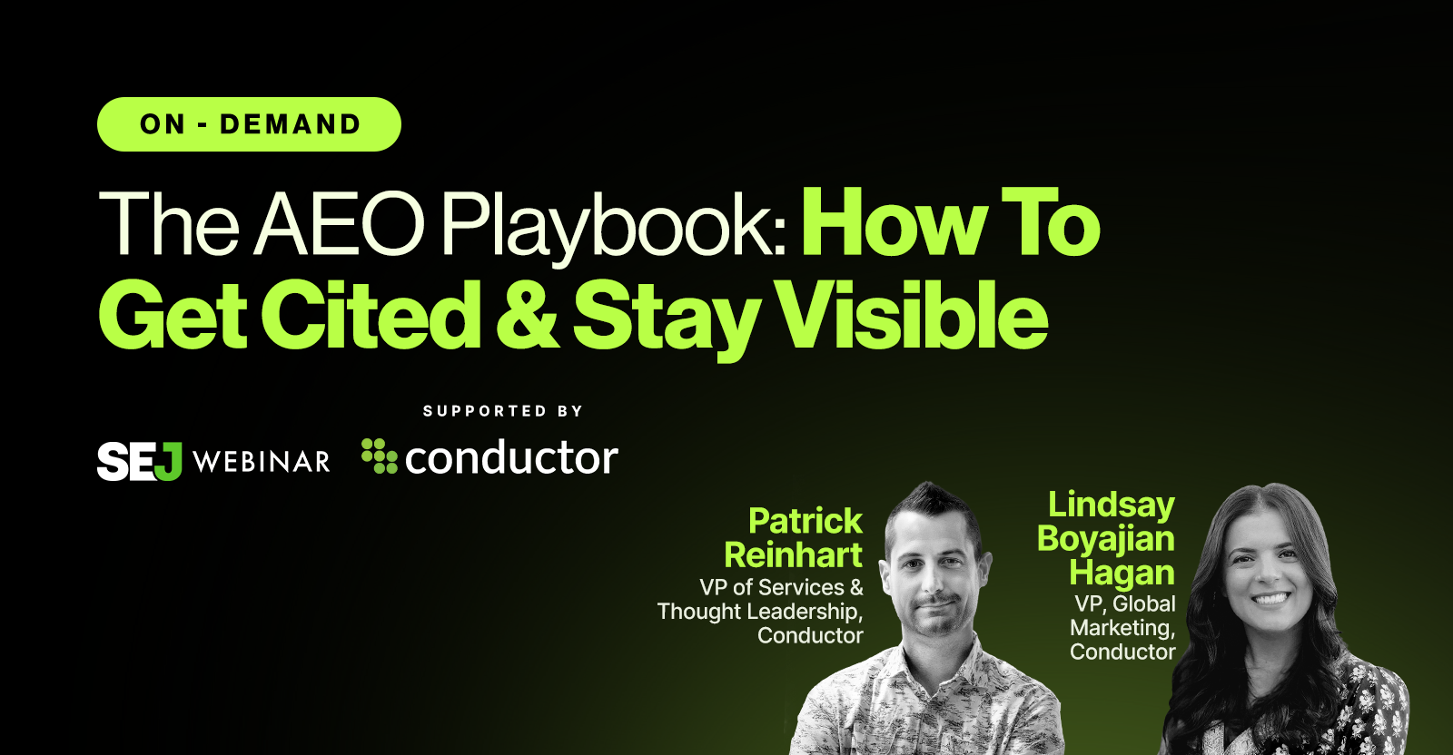 The AEO Playbook: How to Get Cited & Stay Visible