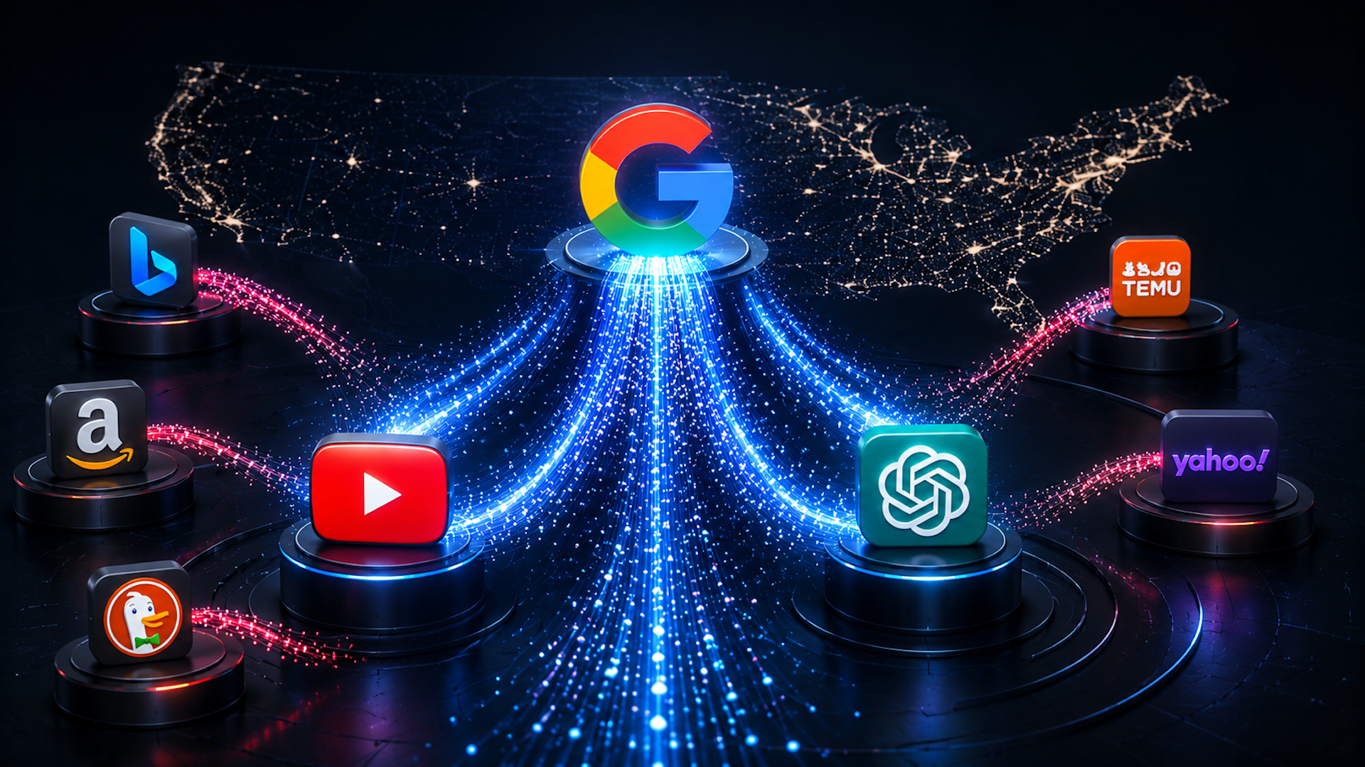 The big winners and losers in U.S. website traffic over the past year