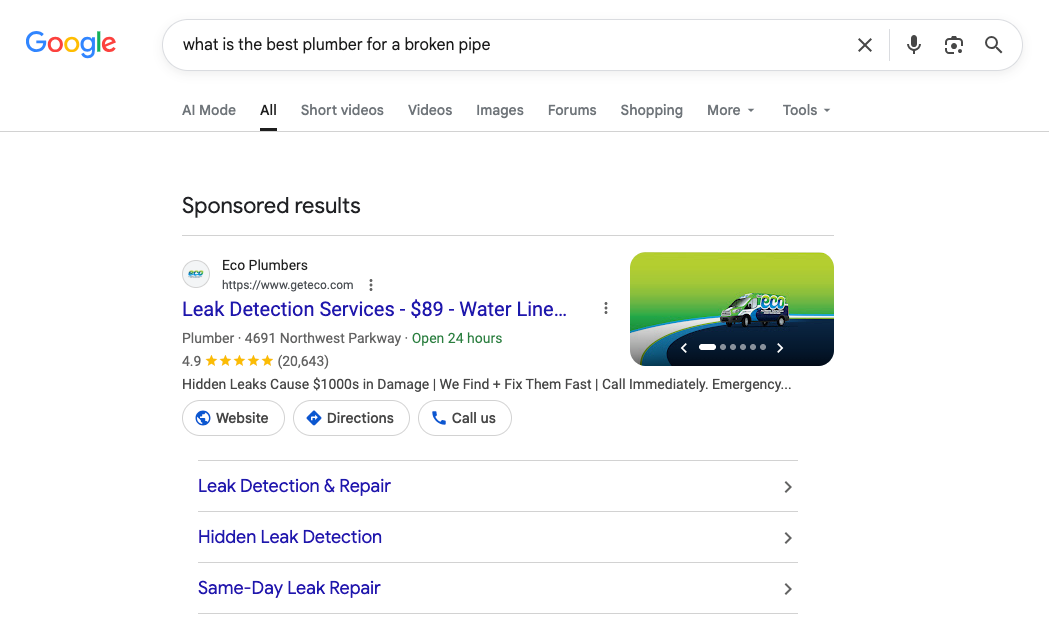 What happens when AI Overviews contradict paid search ads?